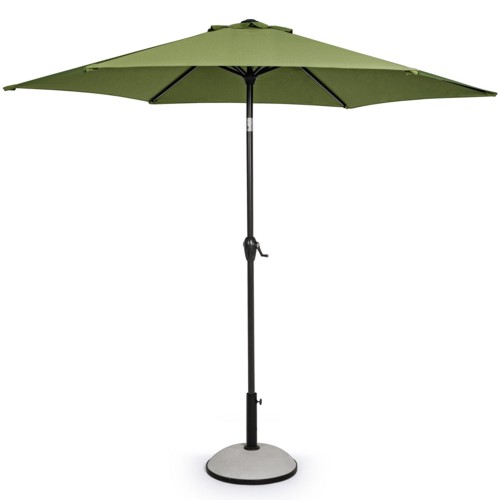 Пляжный зонт Салерно высота 235 см оливковый (диаметр купола 2,7 м)
